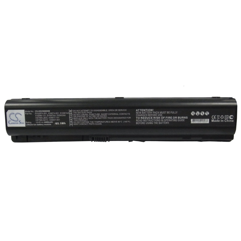 Notebook battery HP Pavilion dv9535us