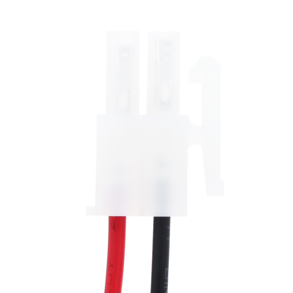 Detail bílého 2-pin konektoru CS-HHR187SL čelně