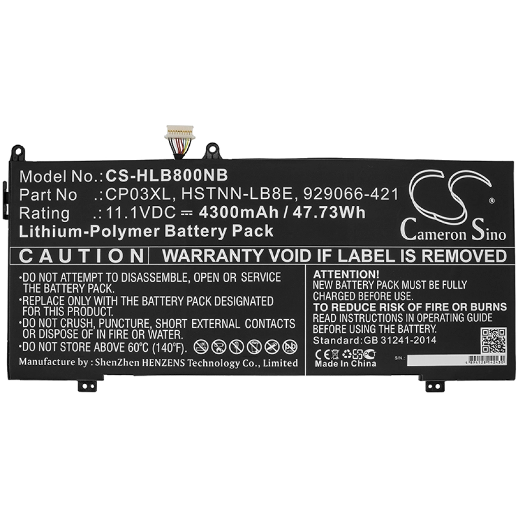 Notebook battery HP Spectre x360 Convertible