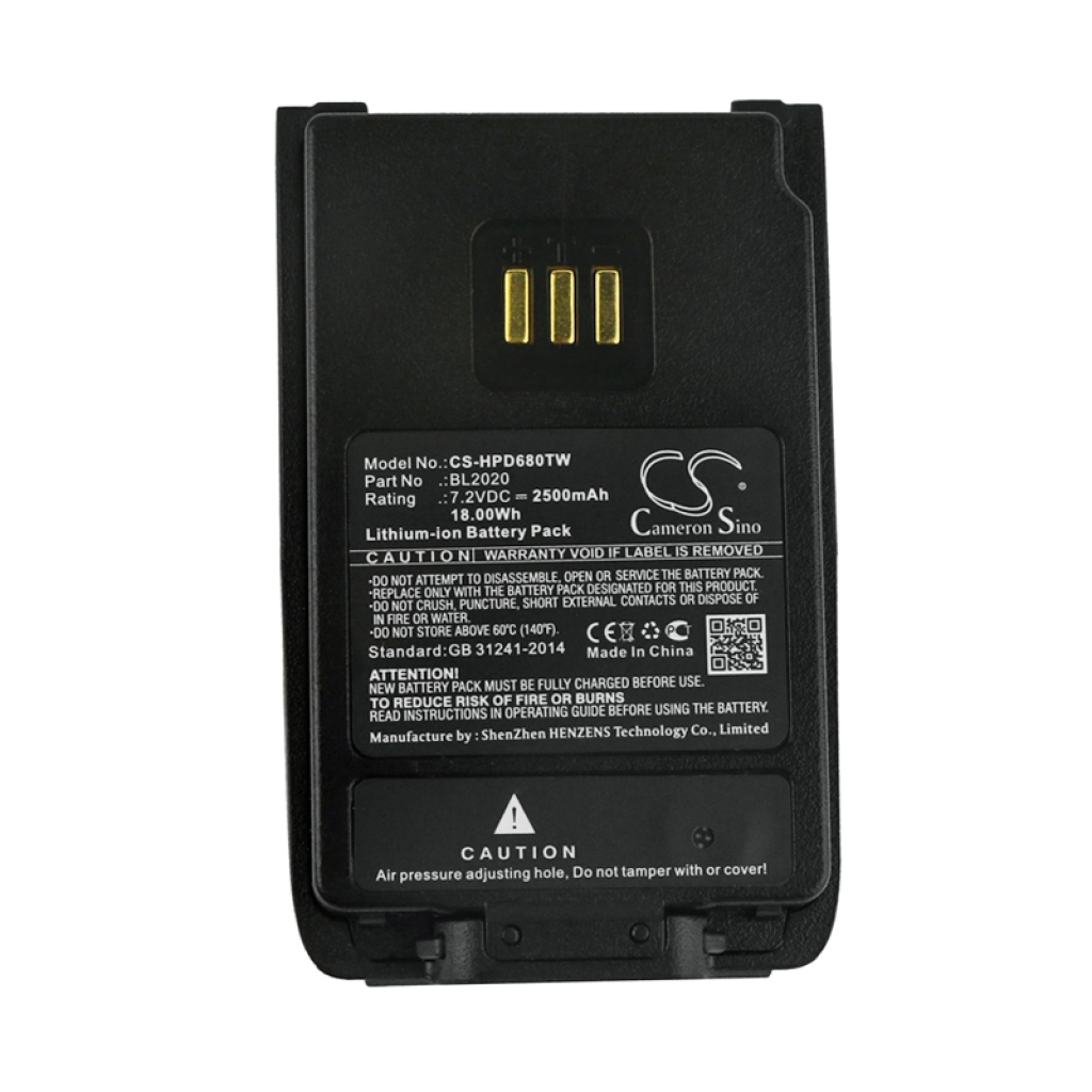 Two-Way Radio Battery Hytera PD562