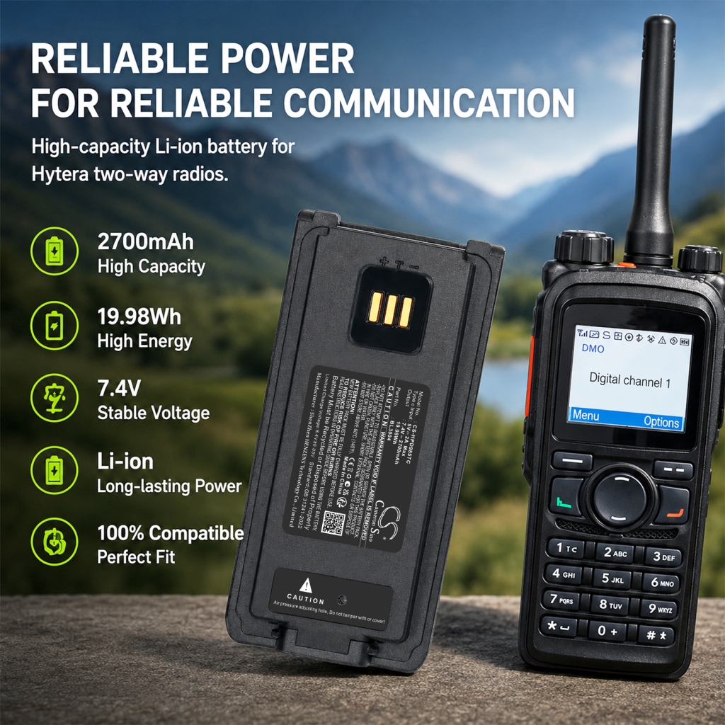 Batéria kompatibilné s Hytera CS-HPD985TC