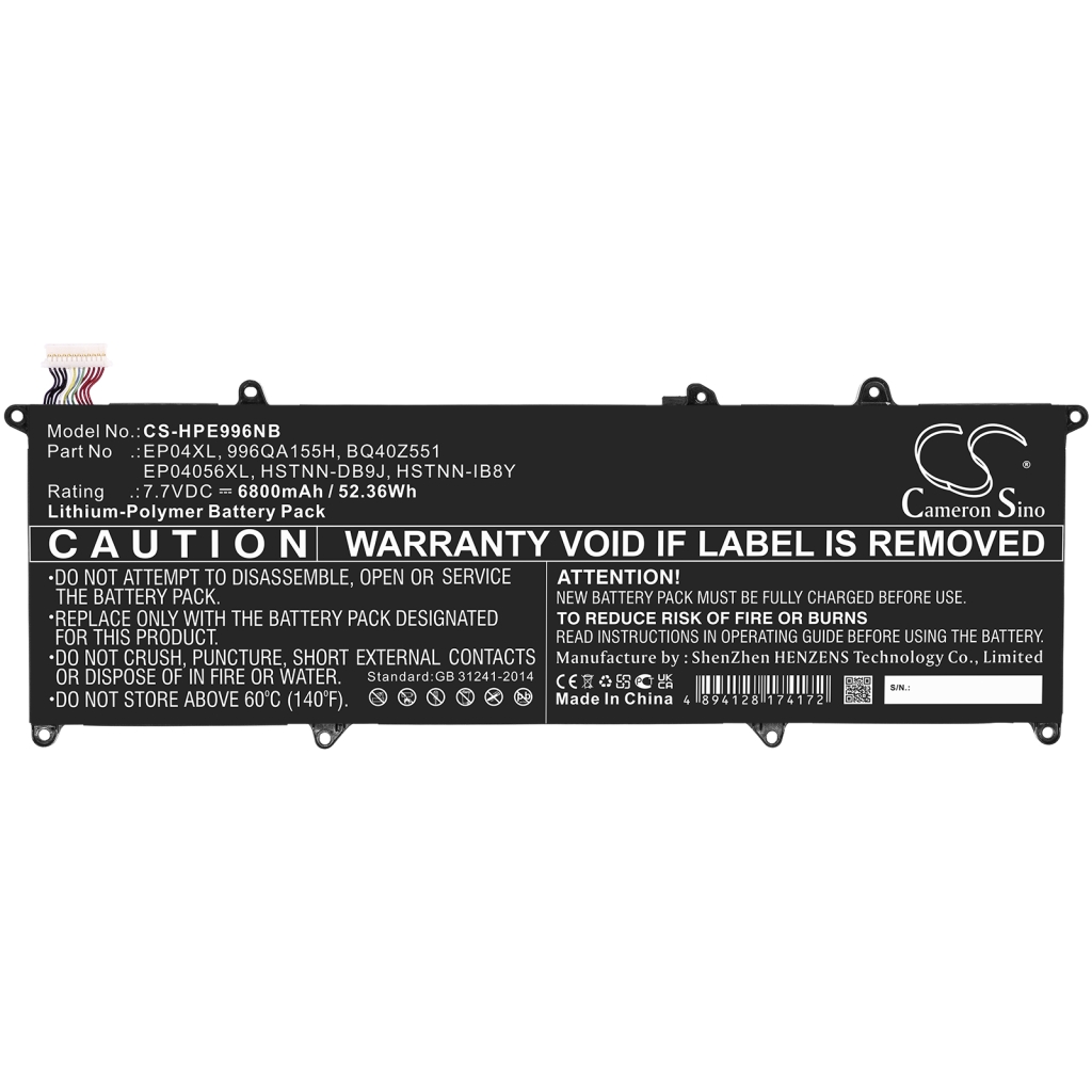 Batéria notebooku HP CS-HPE996NB