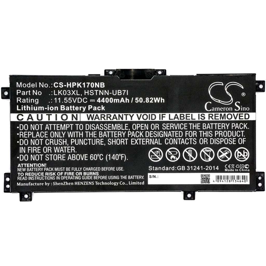 Battery Replaces L08934-1B1