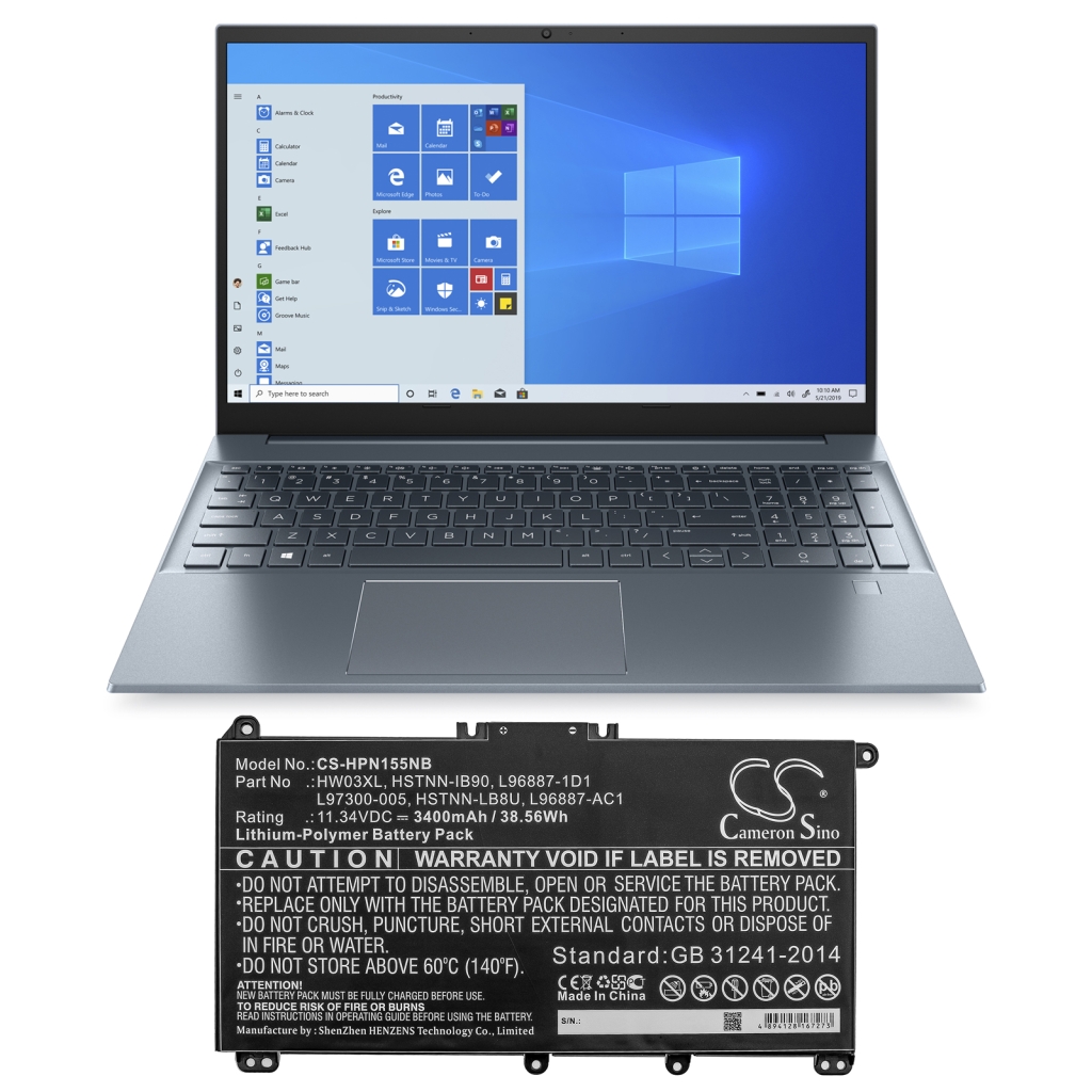 Batéria notebooku HP CS-HPN155NB