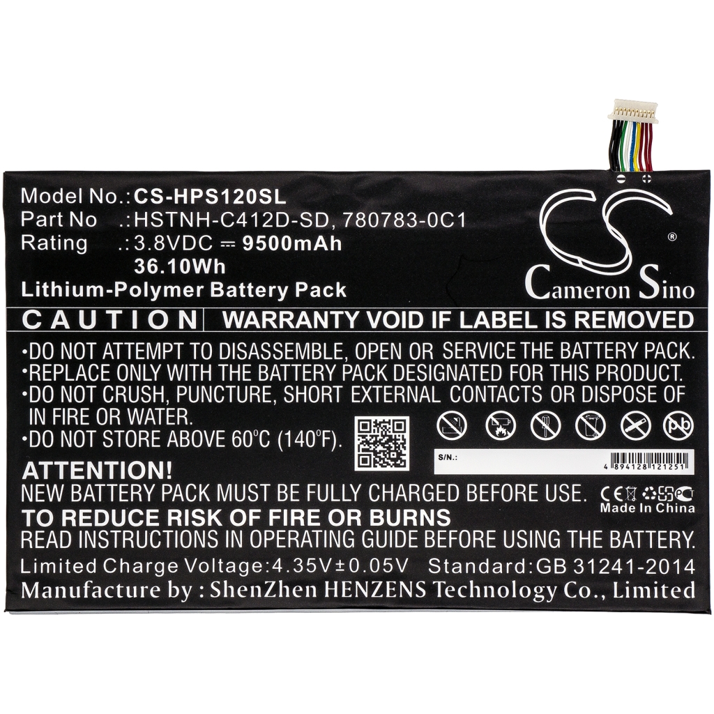 Batéria pre tablet HP CS-HPS120SL