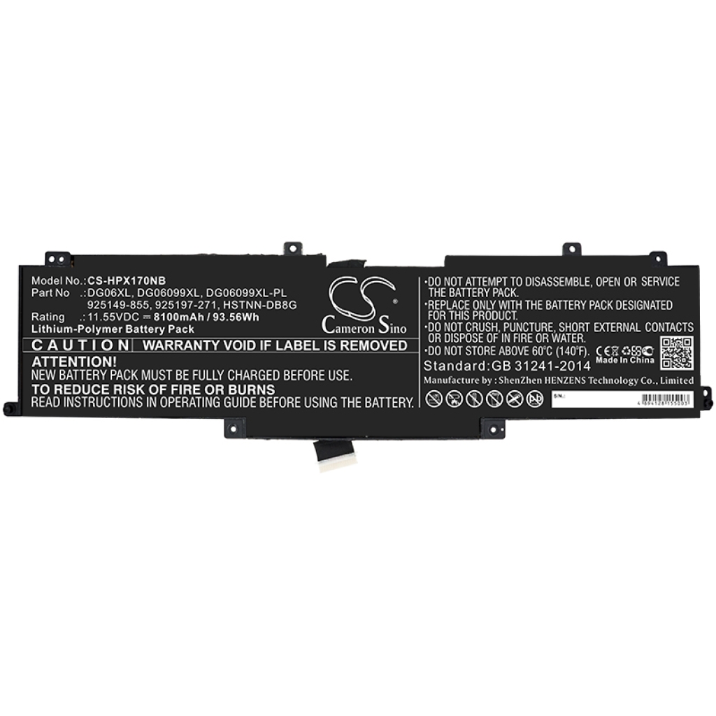 Batéria notebooku HP CS-HPX170NB