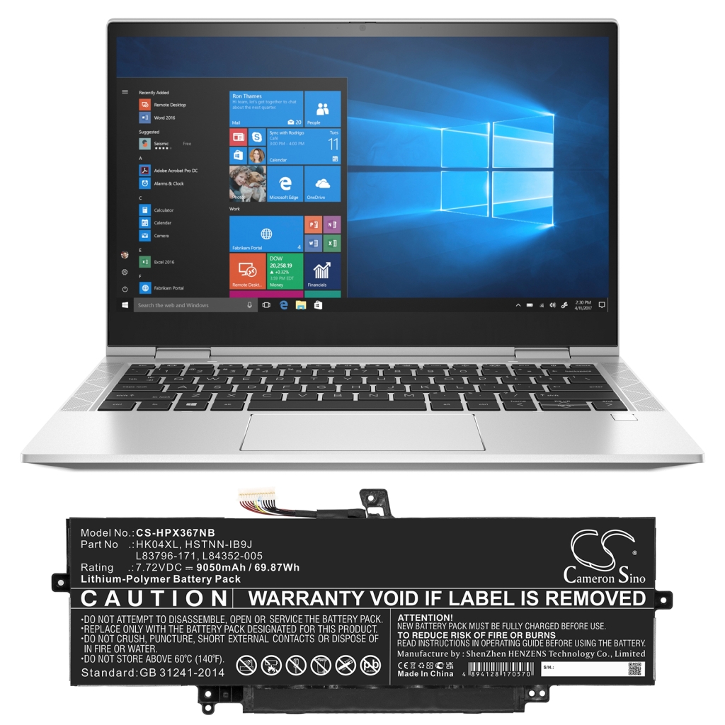 Batéria notebooku HP CS-HPX367NB