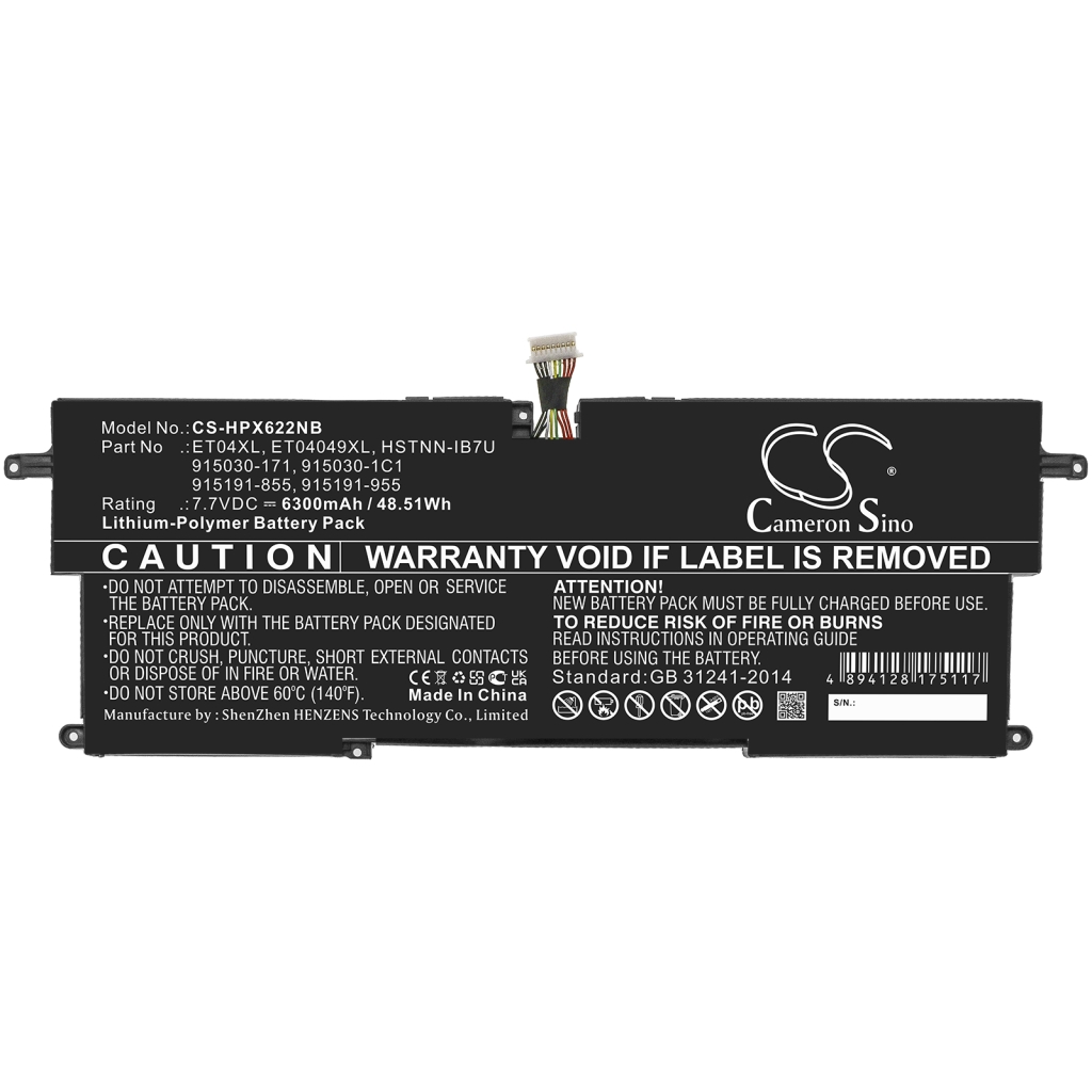 Batéria notebooku HP CS-HPX622NB