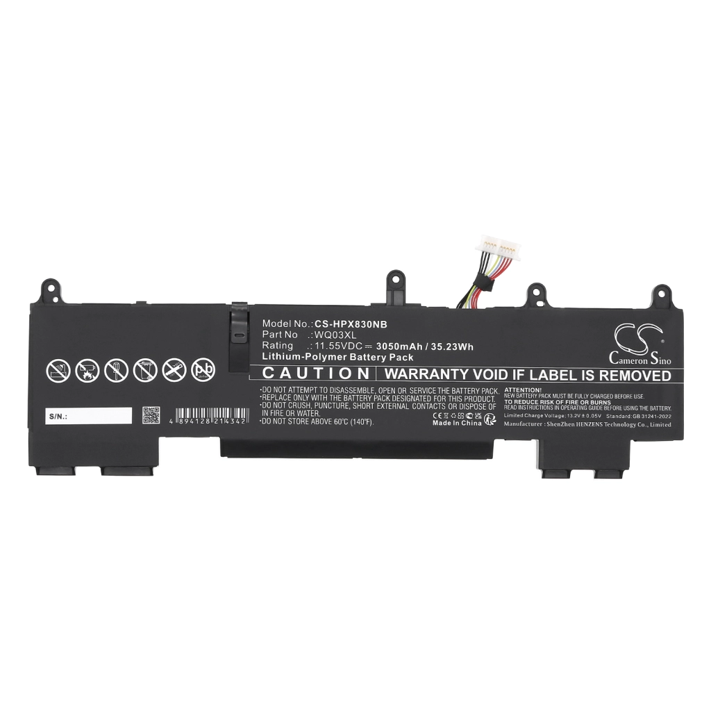 Notebook battery HP CS-HPX830NB