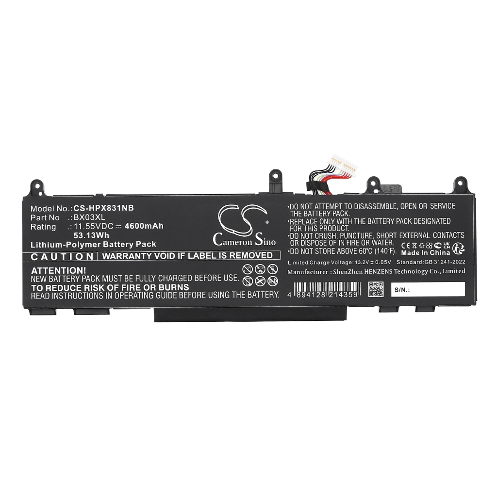 Batéria notebooku HP CS-HPX831NB
