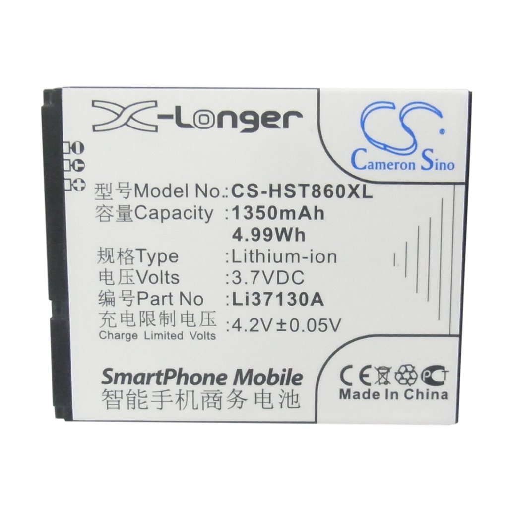 Cameron Sino X-Longer predný pohľad: 1350mAh 3,7V 4,99Wh