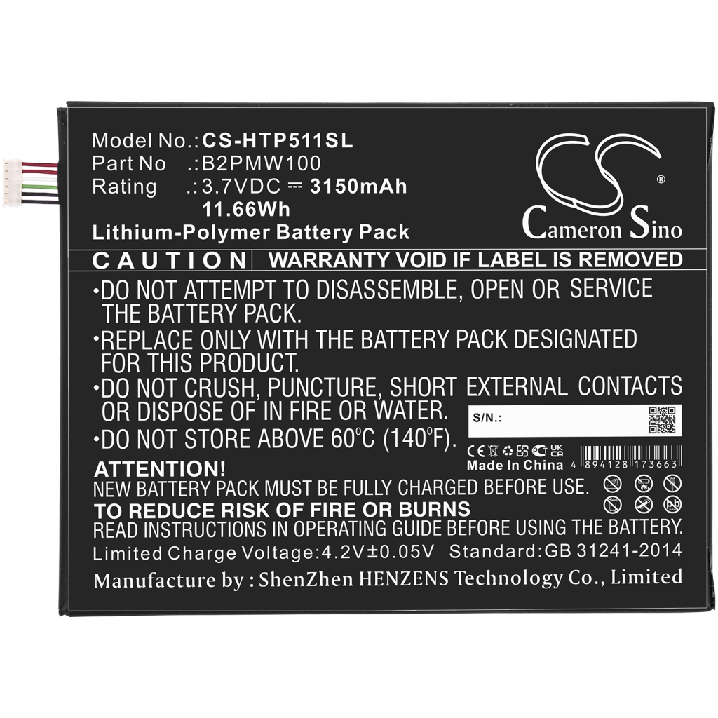 Batéria pre tablet HTC CS-HTP511SL