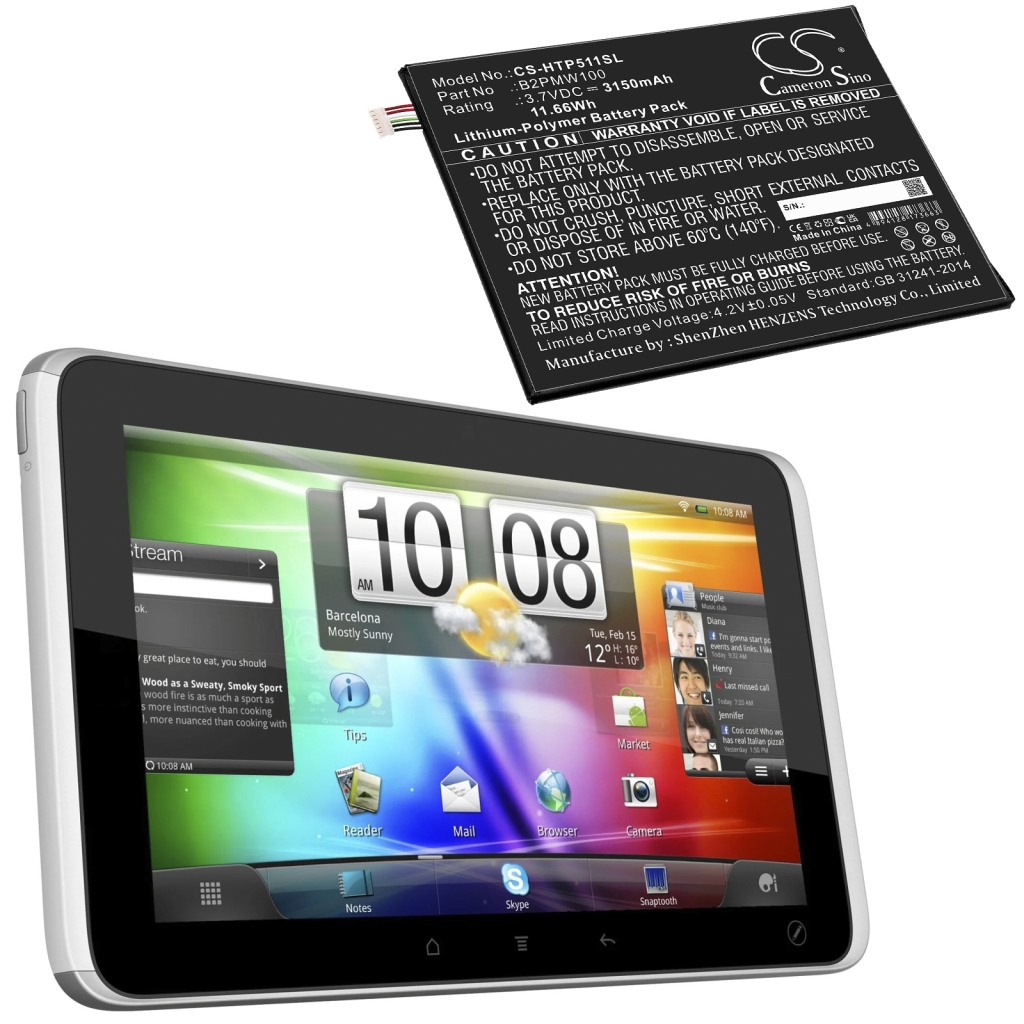 Batéria pre tablet HTC CS-HTP511SL