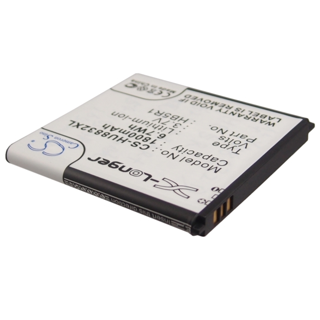 Cameron Sino CS-HU8832XL otočený pohľad na štítok: 1800mAh 6,7Wh