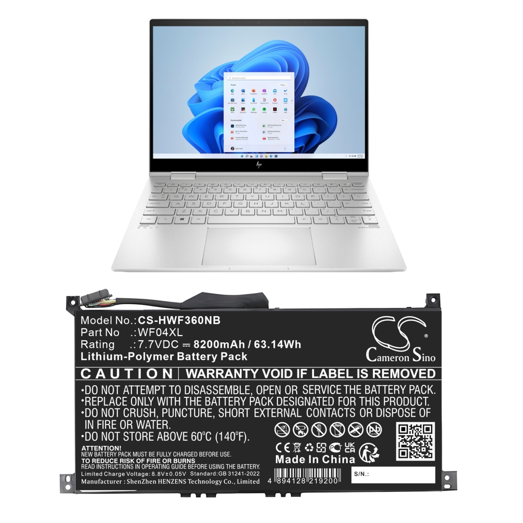Baterie do notebooků HP CS-HWF360NB