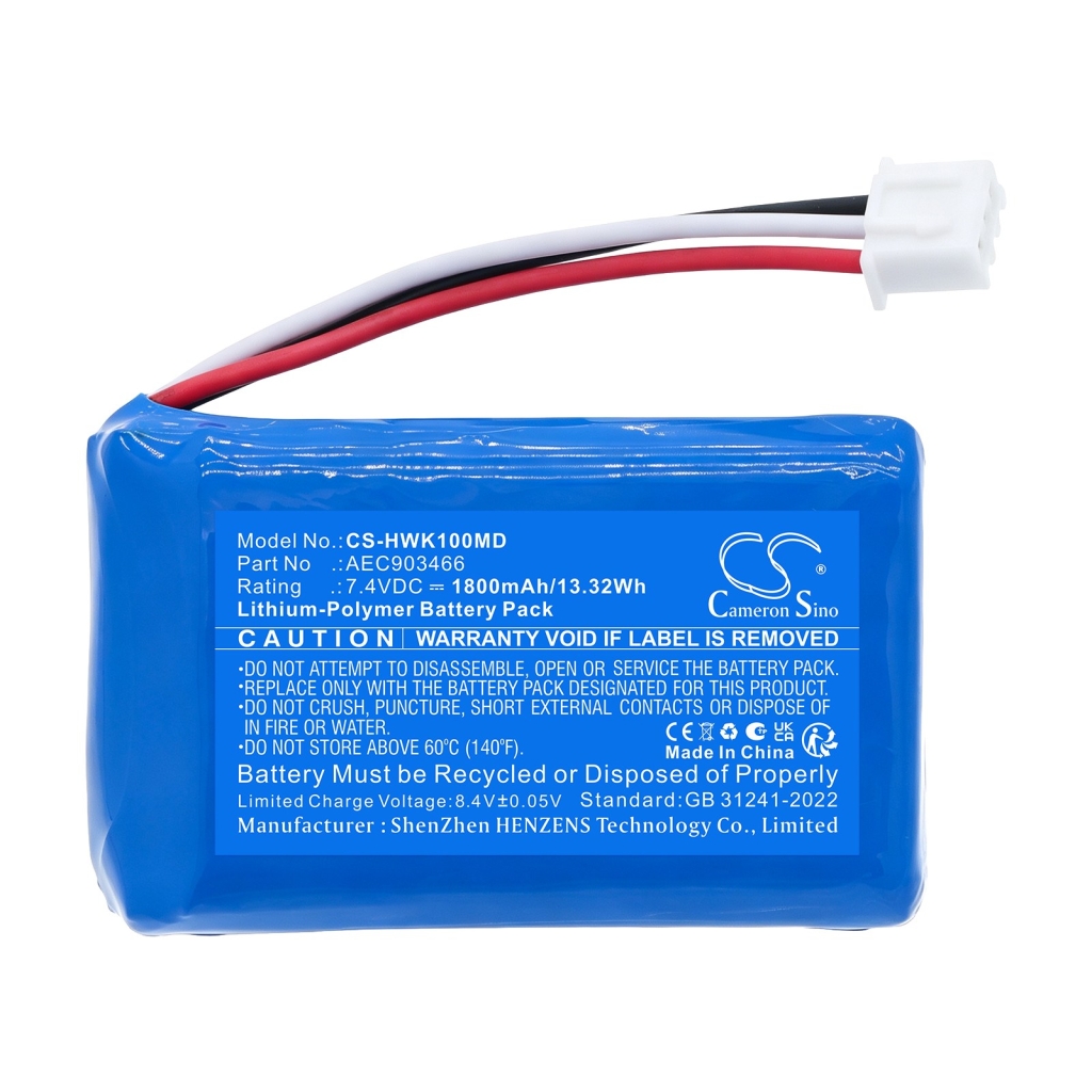 Baterie kompatibilní s Hawkmed CS-HWK100MD