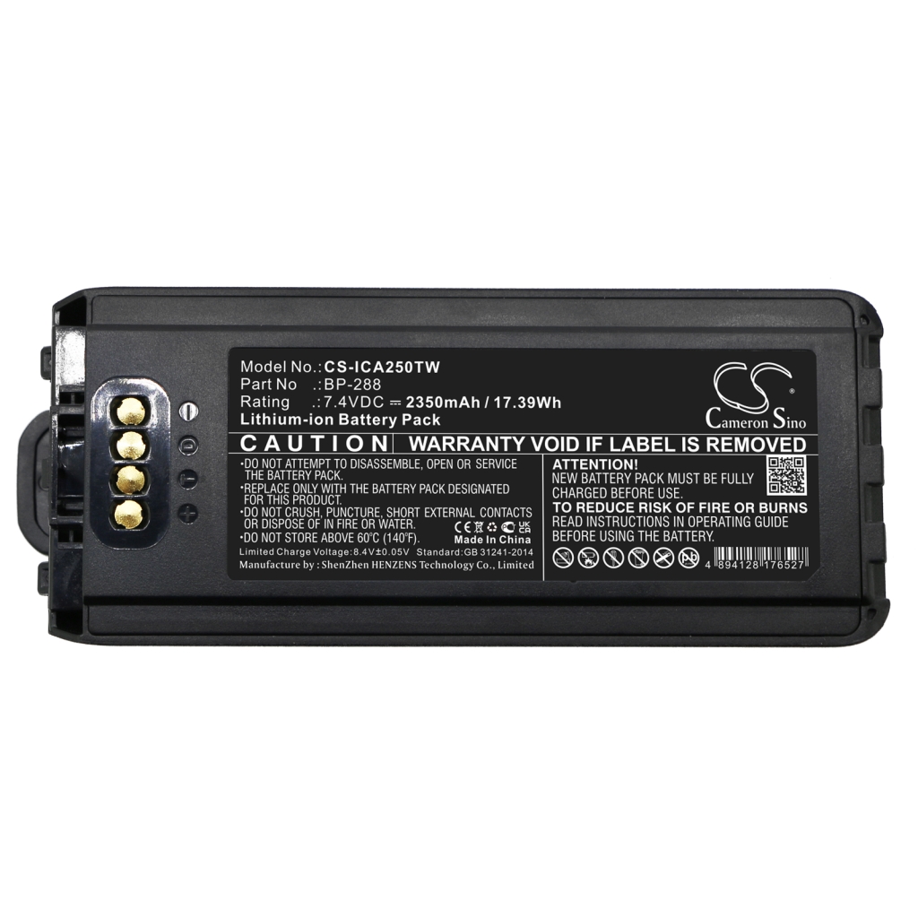 Batéria pre vysielačky Icom CS-ICA250TW