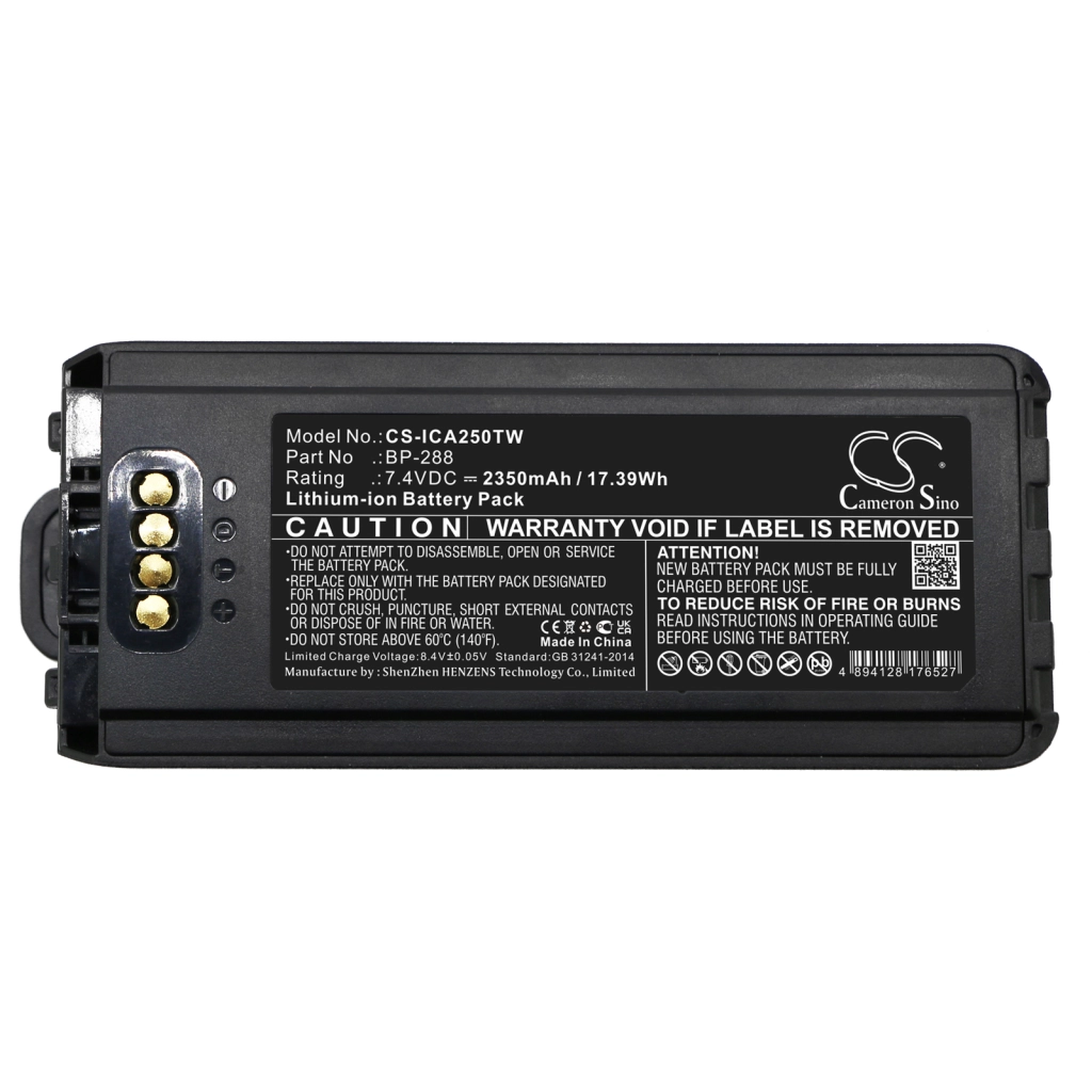 Baterie do vysílaček Icom CS-ICA250TW