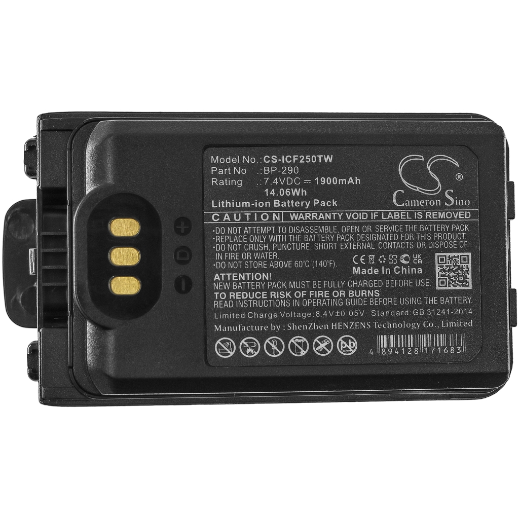 Batéria pre vysielačky Icom CS-ICF250TW