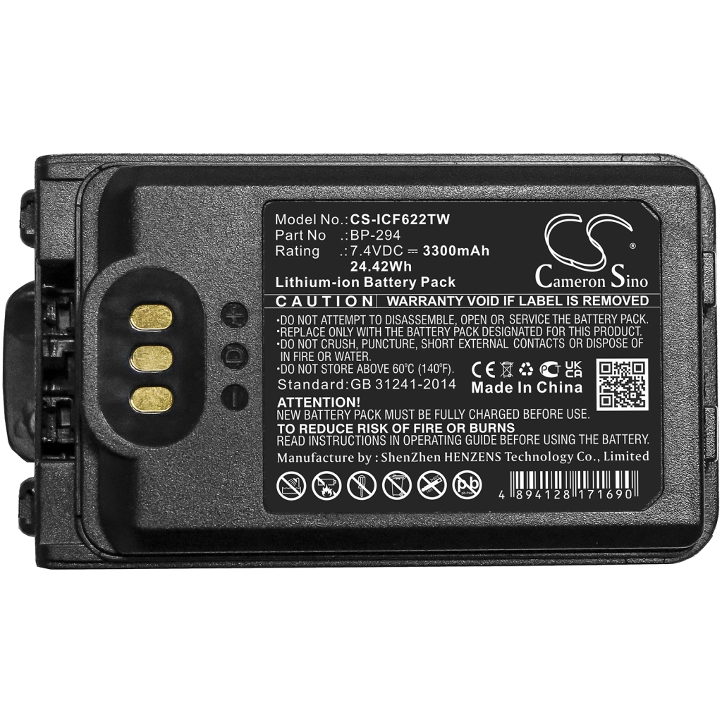 Batéria pre vysielačky Icom CS-ICF622TW