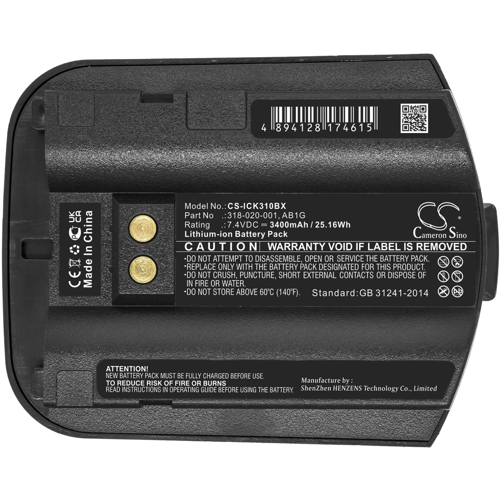 BarCode, Scanner Battery Intermec CK31