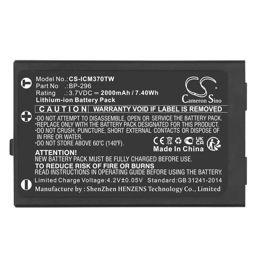 Batéria pre vysielačky Icom CS-ICM370TW