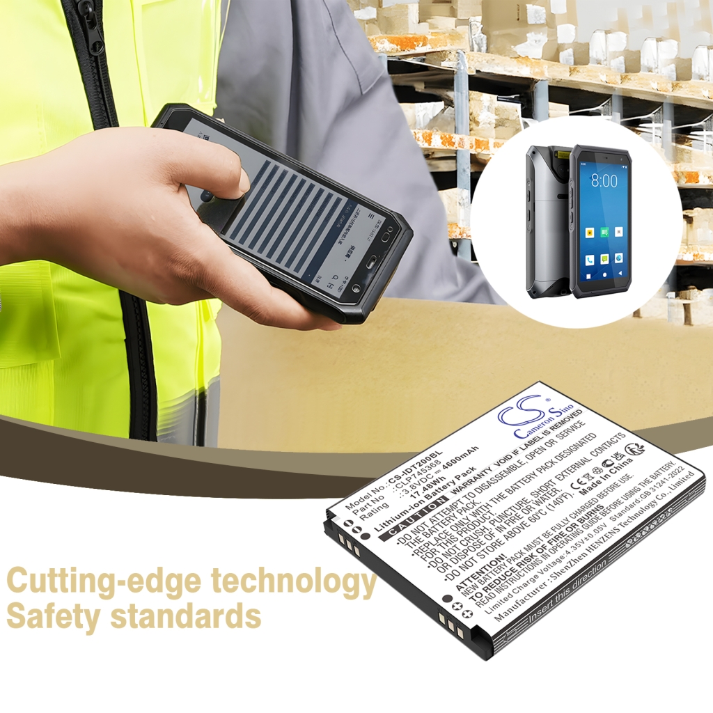 BarCode, Scanner Battery Idata CS-IDT200BL