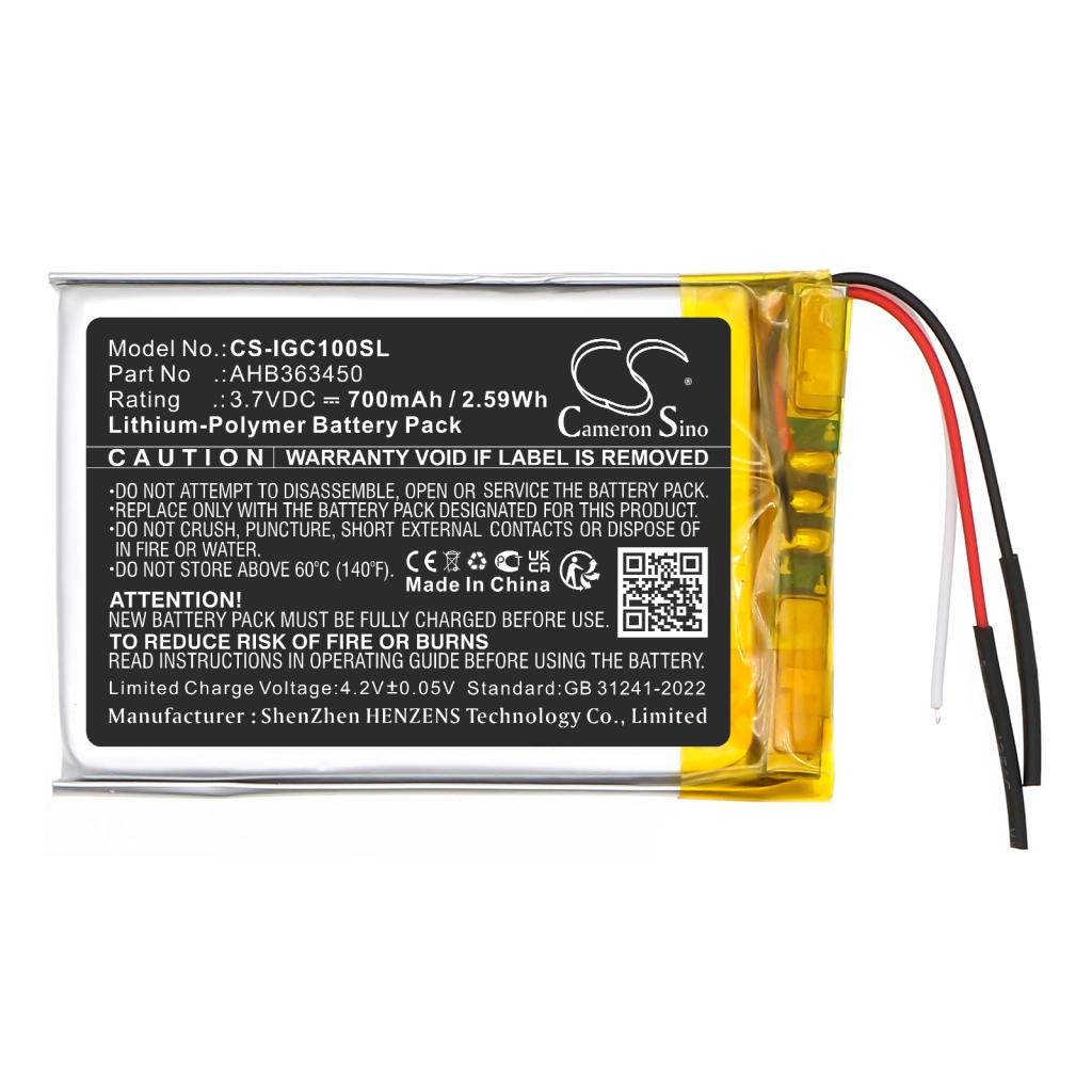 GPS, Navigator Battery Igpsport CS-IGC100SL