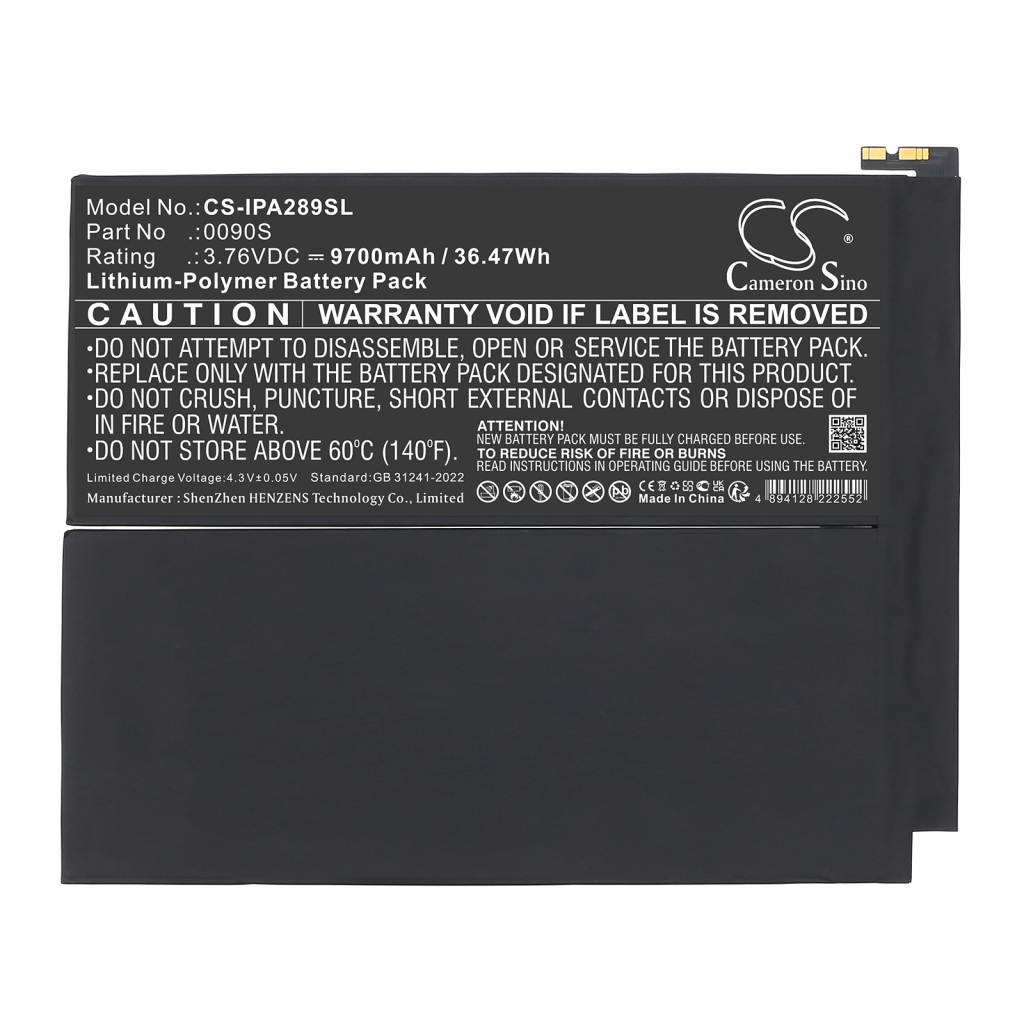 Tablet Battery Apple CS-IPA289SL