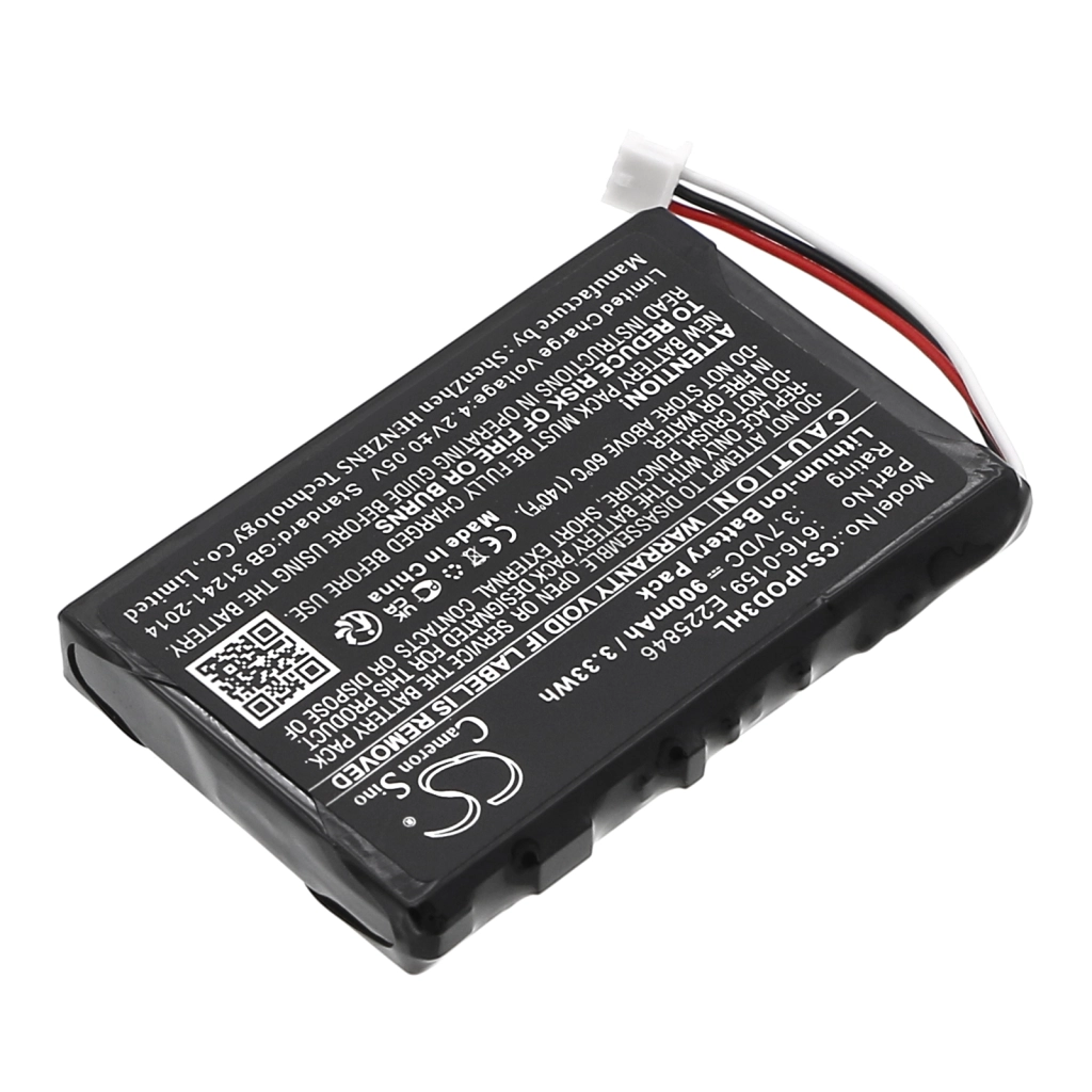 MP3, MP4, PMP Battery Apple CS-IPOD3HL