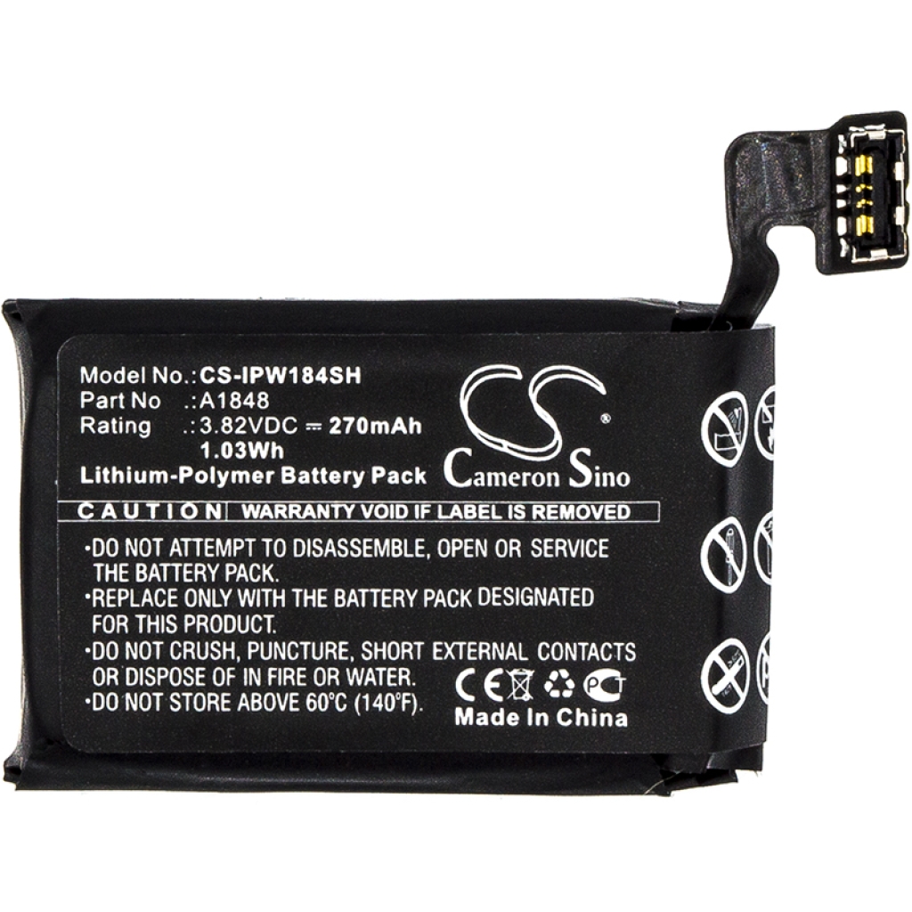 Batérie pre inteligentné hodinky Apple CS-IPW184SH