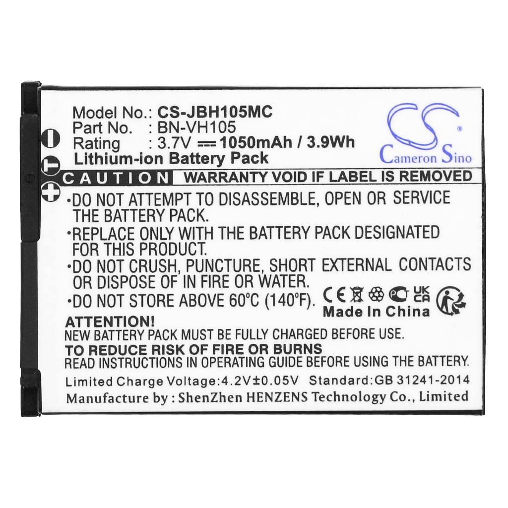 Camera Battery JVC ADIXXION Action