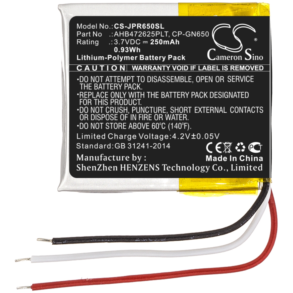 Batéria do bezdrôtovej náhlavnej súpravy Jabra CS-JPR650SL