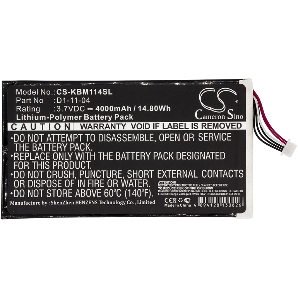Batérie pre elektronické knihy, elektronické čítačky Kobo CS-KBM114SL