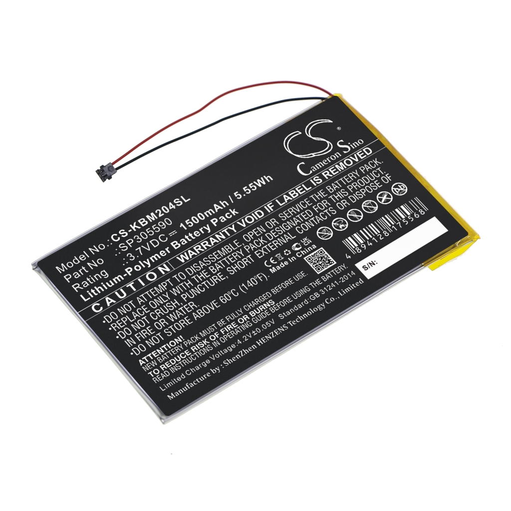 Batérie pre elektronické knihy, elektronické čítačky Kobo CS-KBM204SL