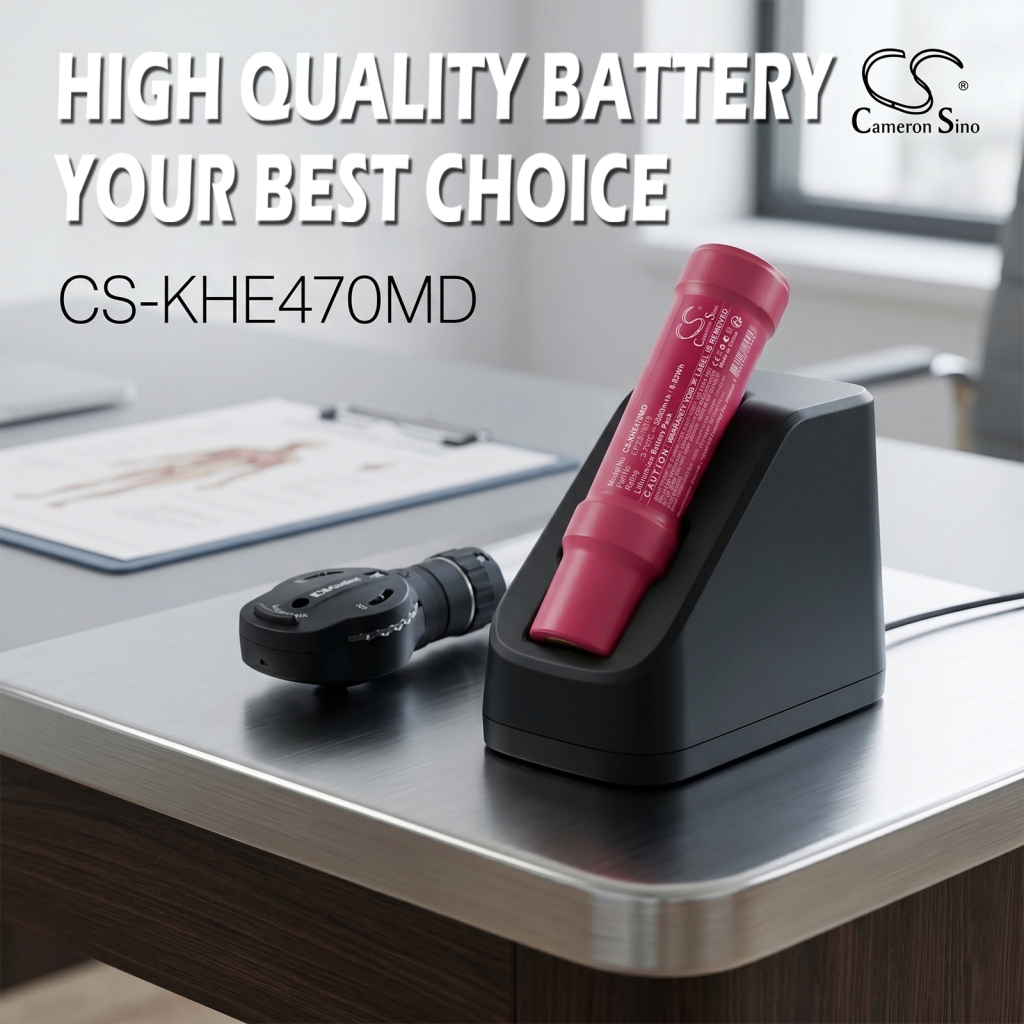 Cameron Sino CS-KHE470MD – baterie pro otoskop/oftalmoskop, lékařský snímek