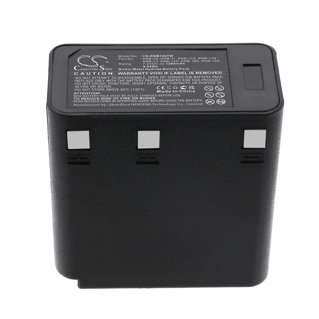 Battery compatible with Kenwood CS-KNB120TW