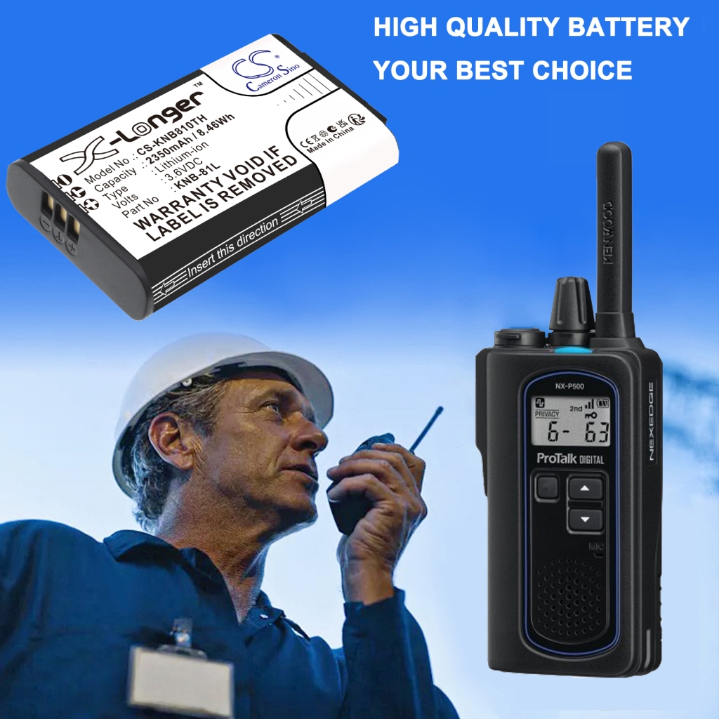 Two-Way Radio Battery Kenwood NX-P500