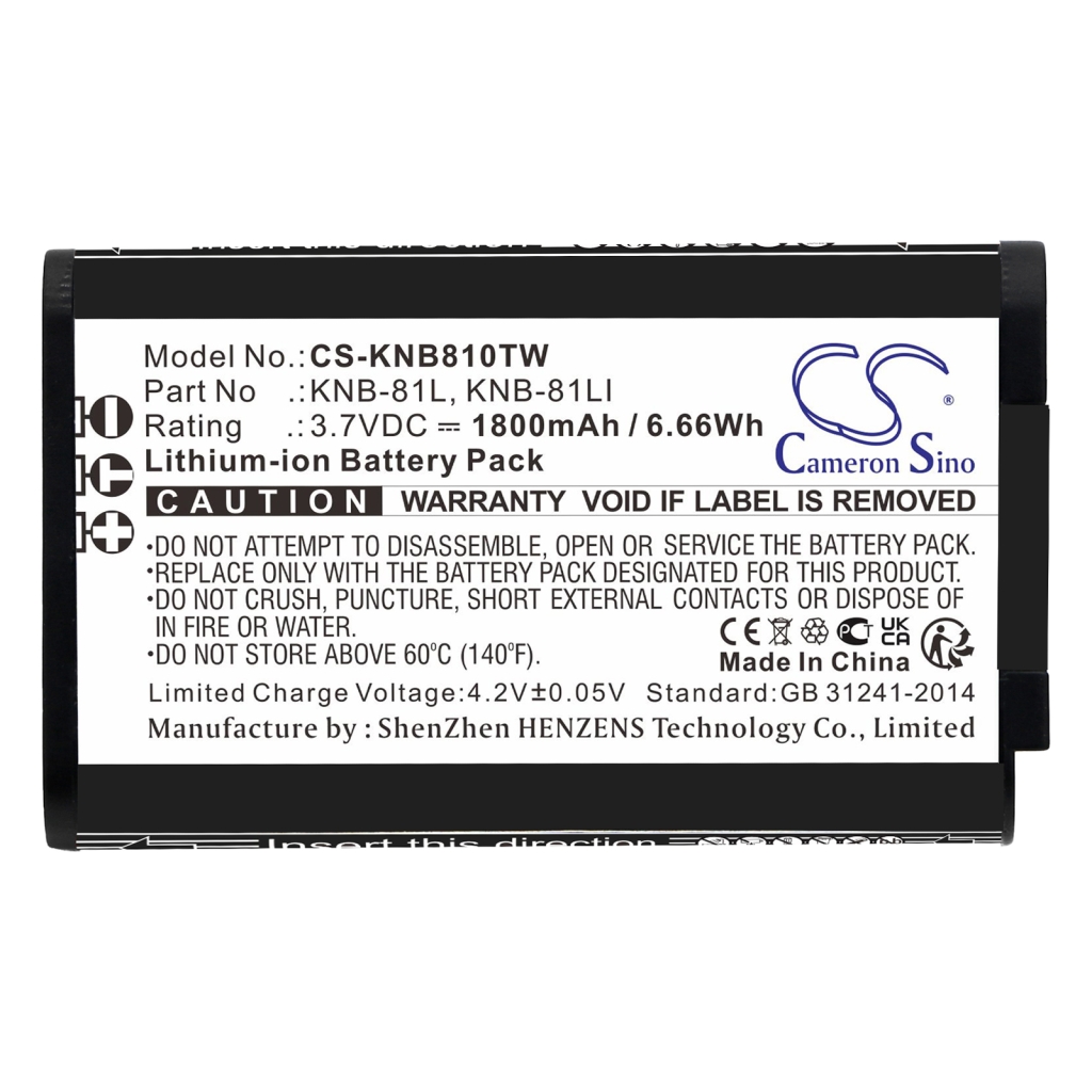 Batéria pre vysielačky Kenwood CS-KNB810TW