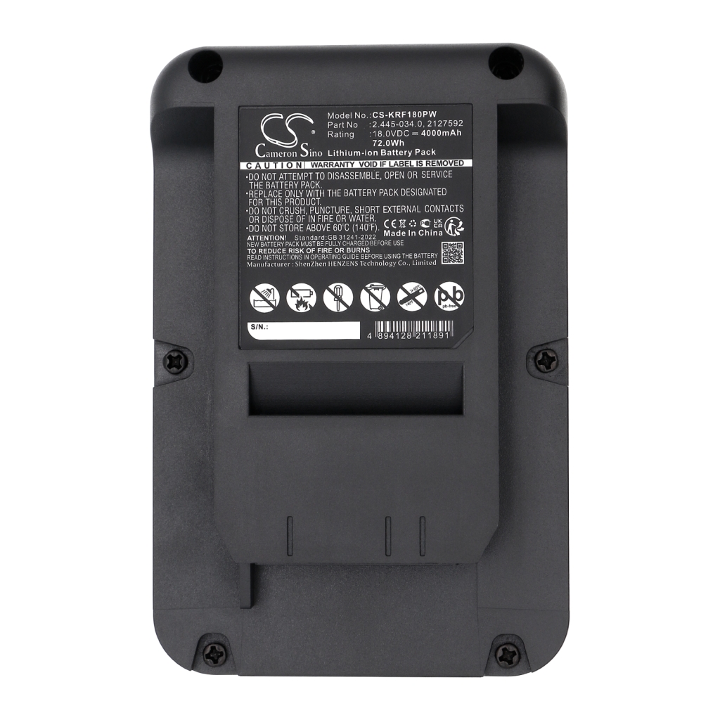 Batéria pre elektrické náradie Karcher CS-KRF180PW