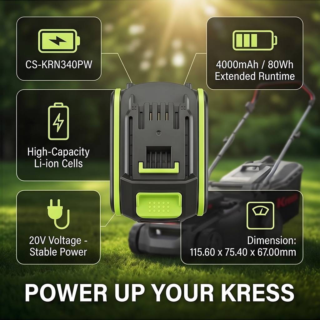 Li-ion batéria CS-KRN340PW 20V 4000mAh pre elektrické nožnice, marketingový obrázok