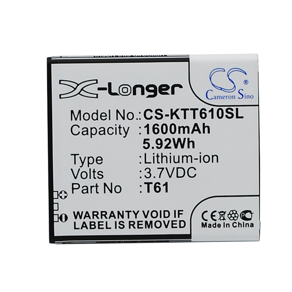 Batéria kompatibilné s K-Touch CS-KTT610SL