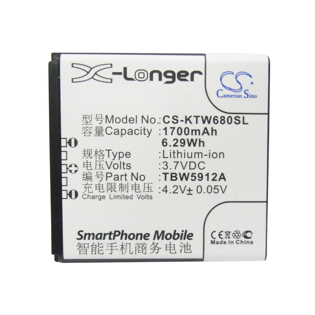 Batérie pre mobilné telefóny K-Touch CS-KTW680SL