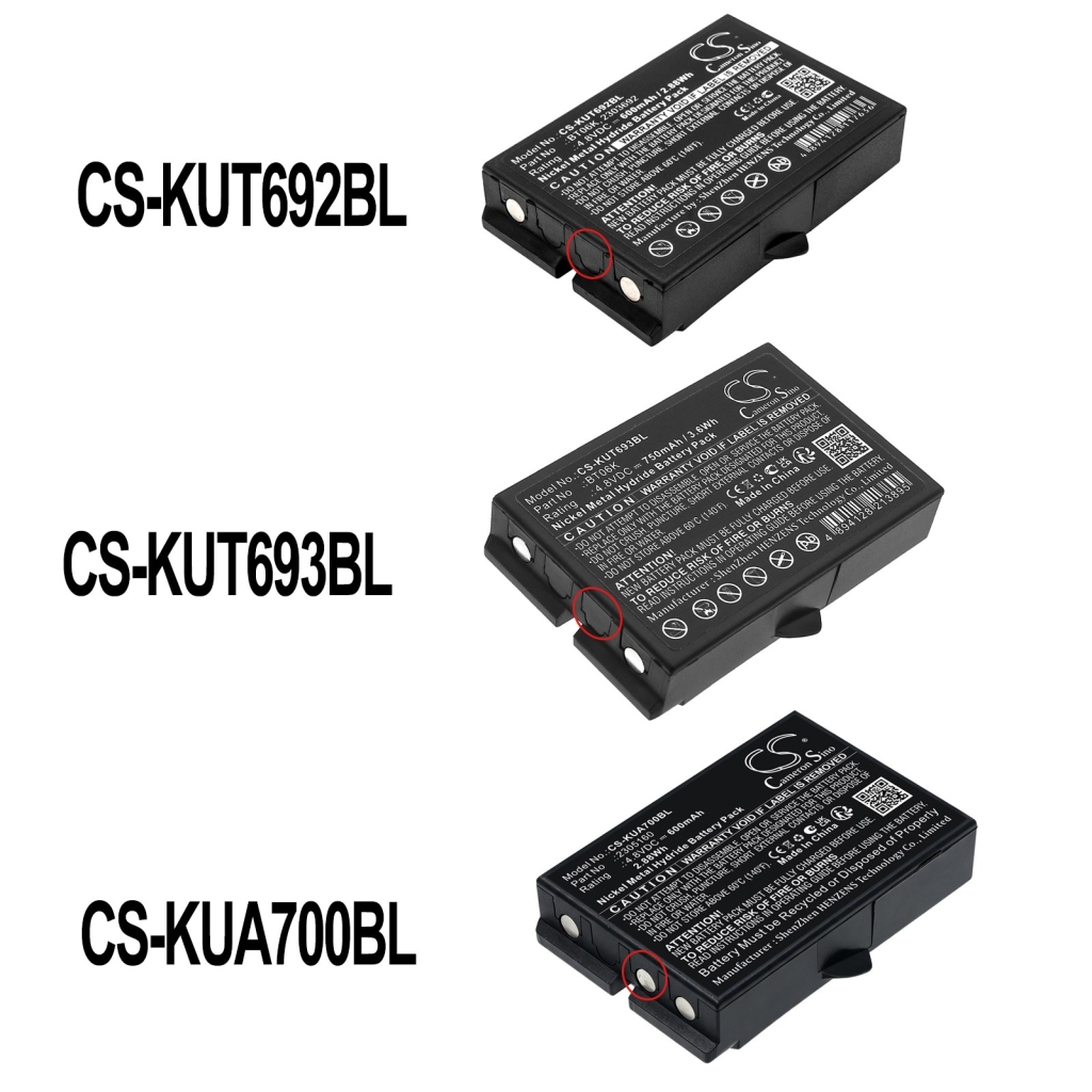 Batérie kompatibilné s Ikusi TM70/iK2.13B JS JS3 LV CS-KUT692BL
