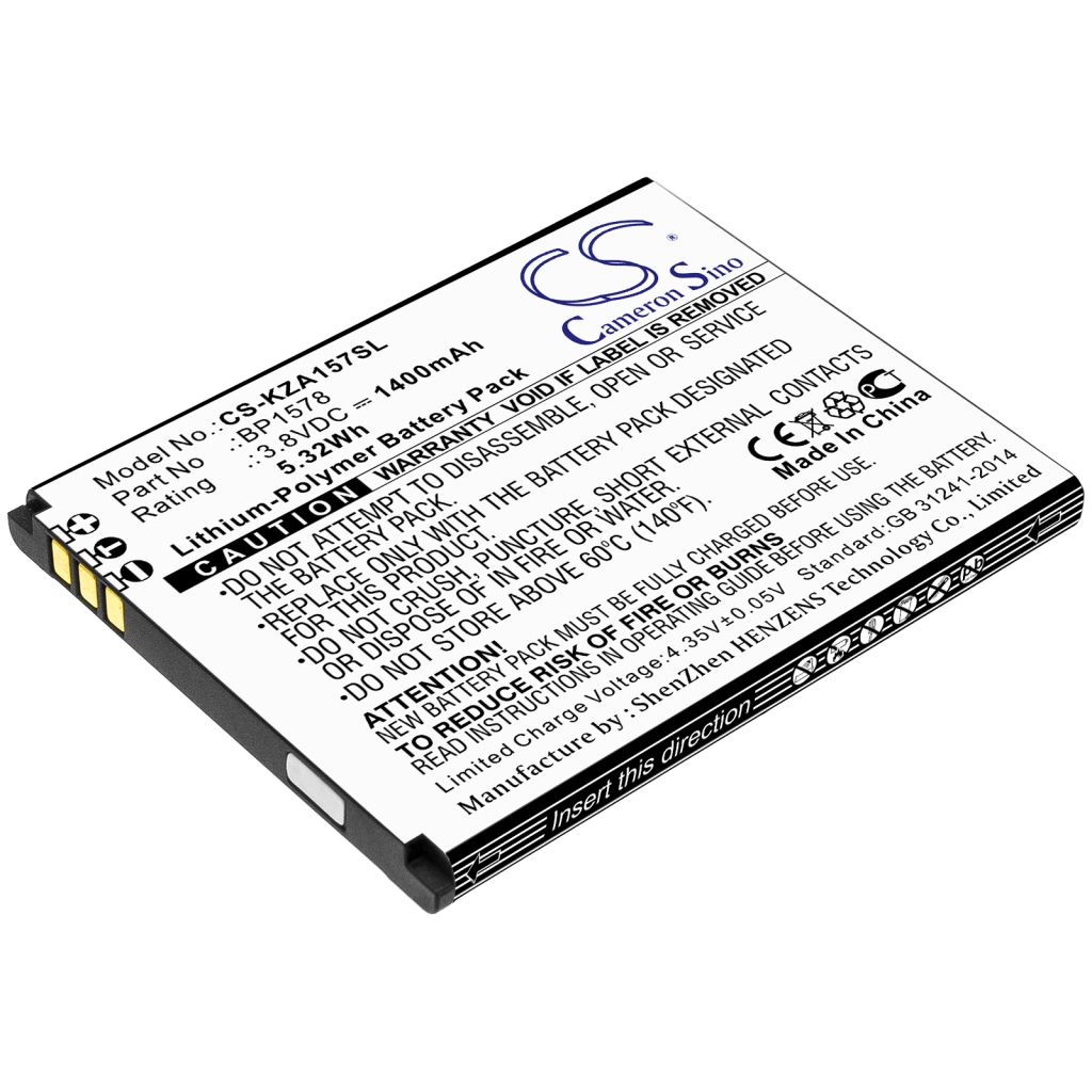 Batérie pre mobilné telefóny Kazuna CS-KZA157SL