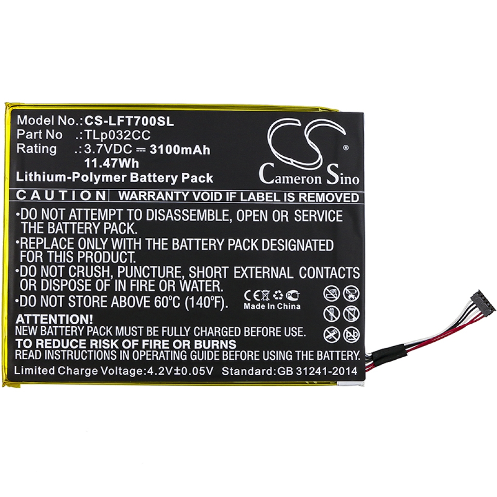 Batéria pre tablet Alcatel CS-LFT700SL