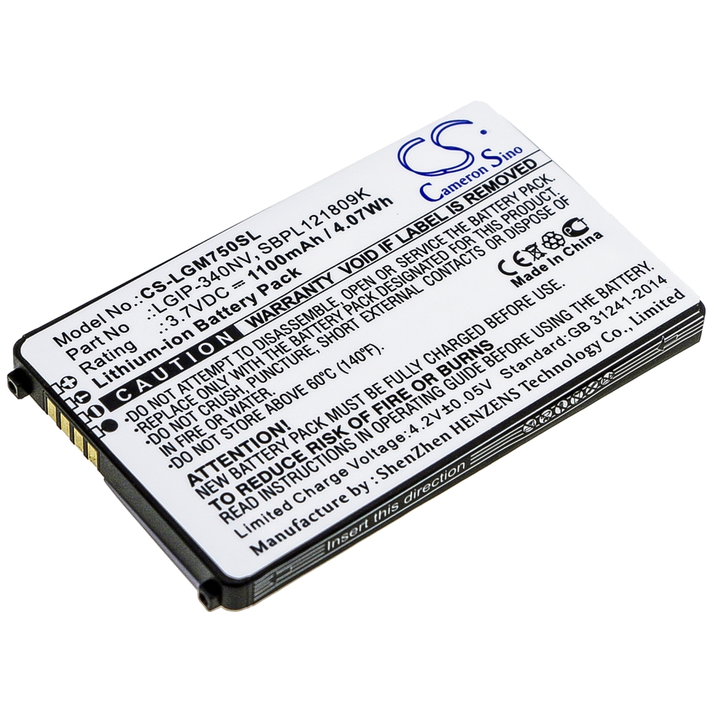 Batérie pre mobilné telefóny LG CS-LGM750SL