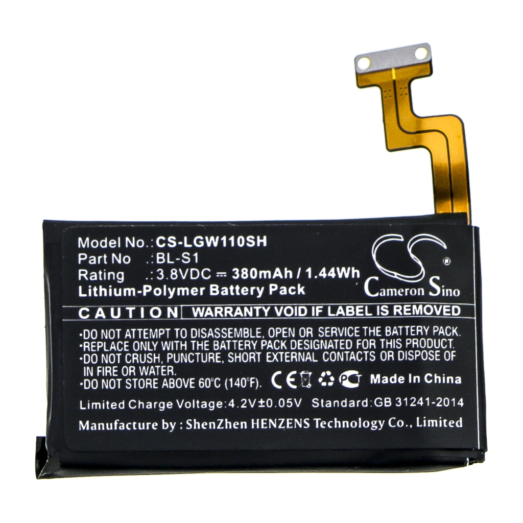 Batérie pre inteligentné hodinky Lg CS-LGW110SH
