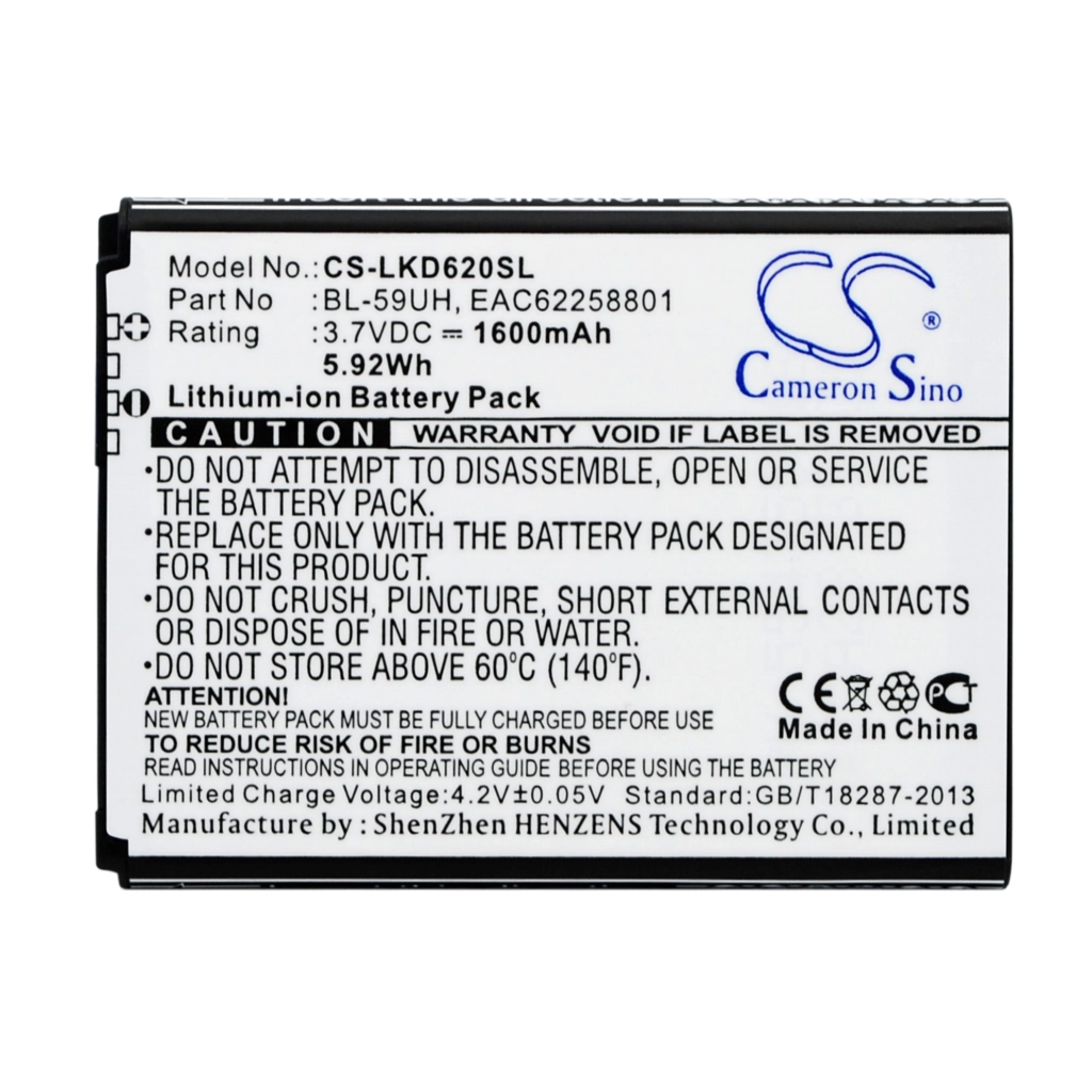 Mobile Phone Battery LG D620