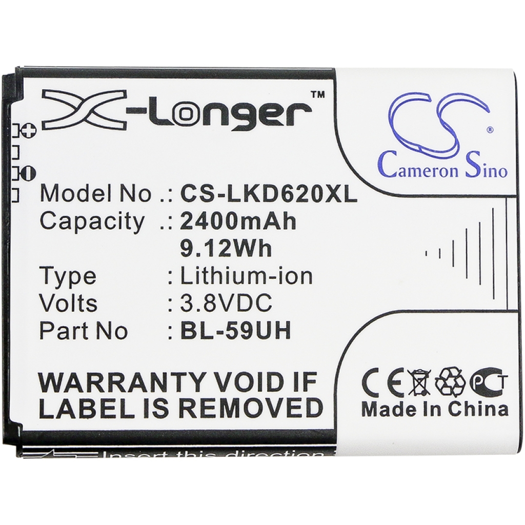Batérie pre mobilné telefóny LG CS-LKD620XL